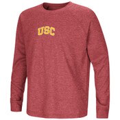 USC Trojans Youth Colosseum Cardinal Viper Vennaro Long Sleeve Raglan T-Shirt